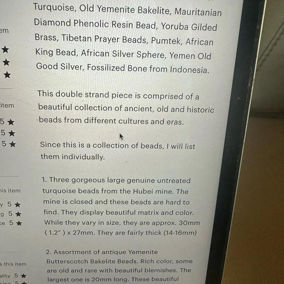 An Incredible Old Treasure Necklace 20% off price - Picture 4 of 8